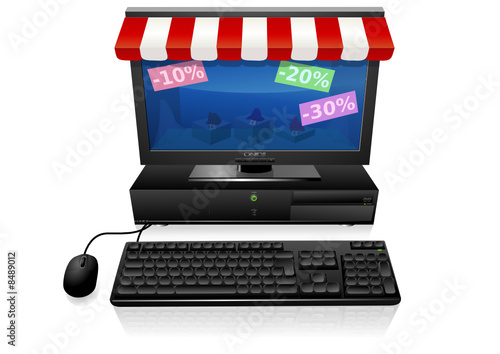 Ma boutique en ligne (reflet)
