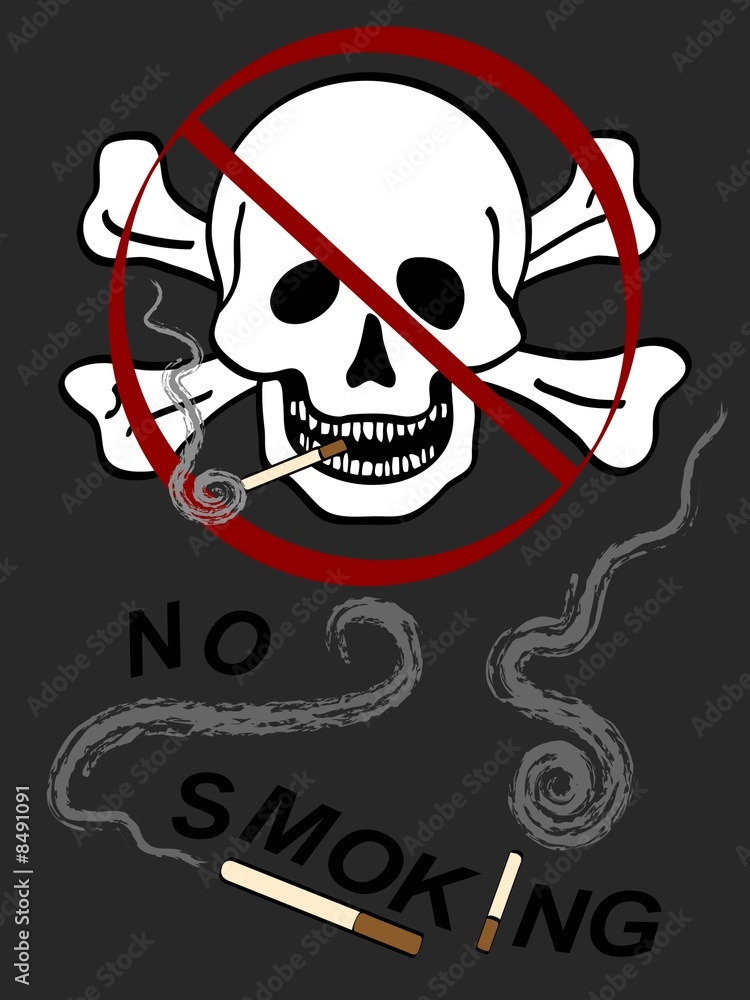 no smoking poster Stock Illustration | Adobe Stock