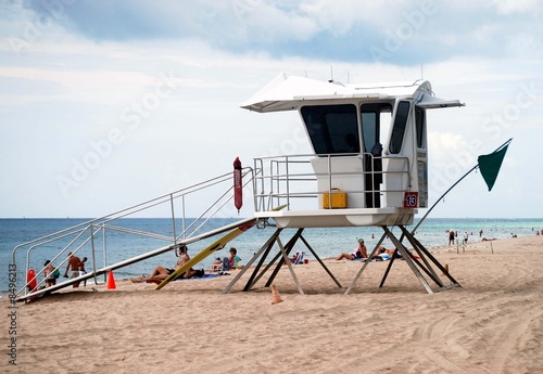 Lifeguard Tower on Ft.Llauderdale Beach