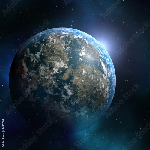 Fototapeta Naklejka Na Ścianę i Meble -  Earthlike planet