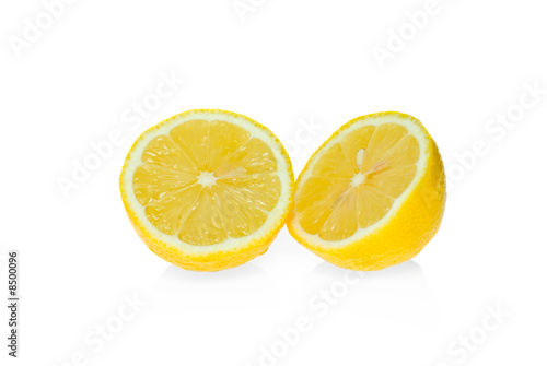 Two lemon halves