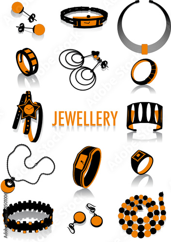 Jewellery silhouettes