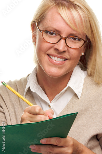 Beautiful Blond Woman with ...