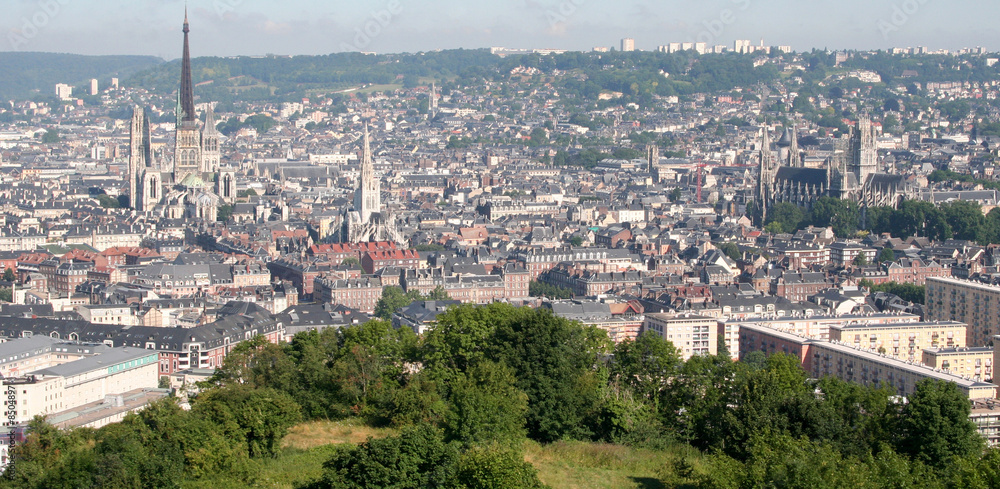 Panoramique de Rouen