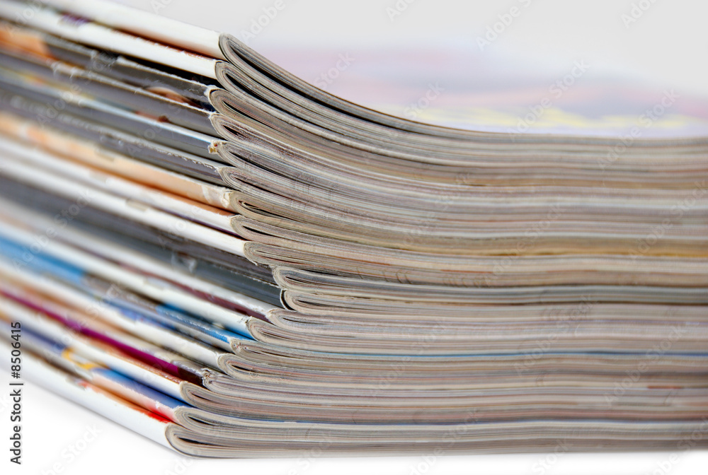 Bunch of used magazines Bunch of used magazines