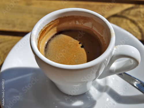 kaffeegenuss, ein tasse espresso