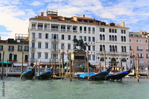 The scenery of Venice from a boat tour