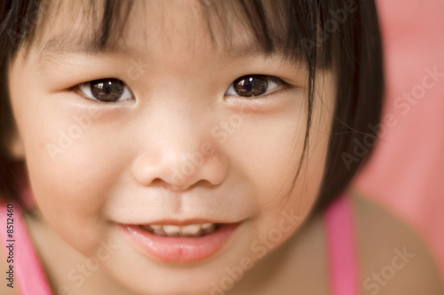 Portrait of a little Asian girl