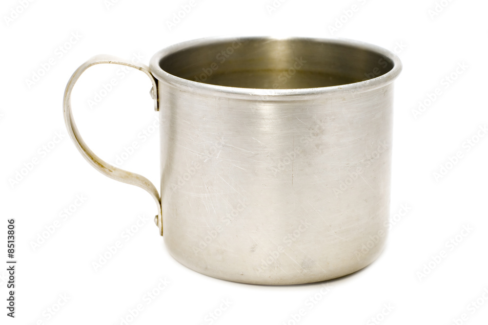 metal mug