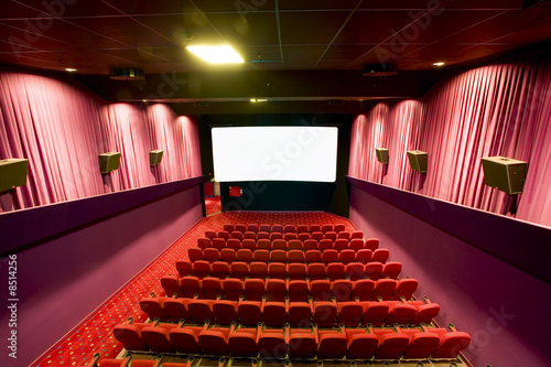 Fototapeta empty cinema auditorium