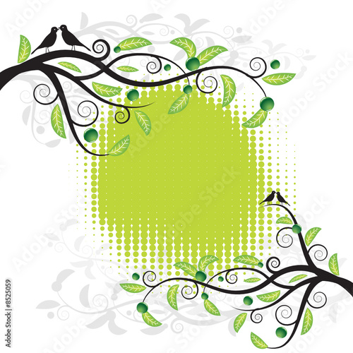 Abstract floral background