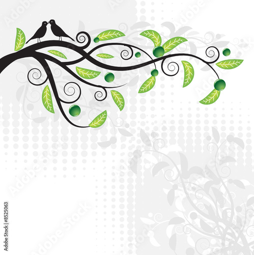 Abstract floral background