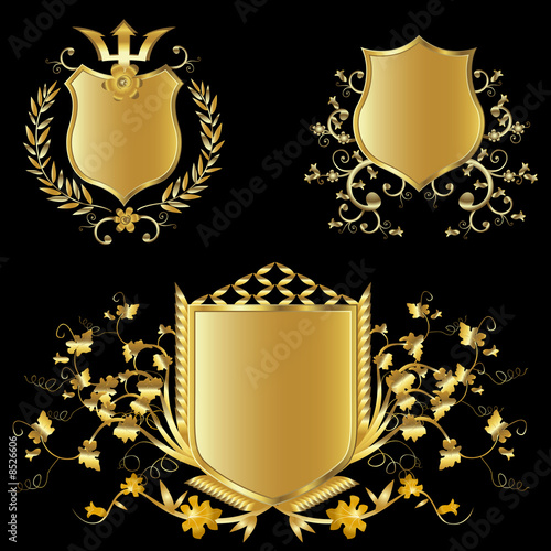 golden shields