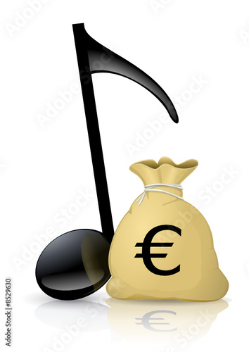 L'argent de la musique (reflet)