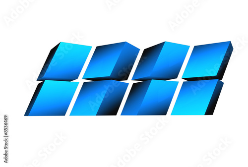Logo 3d:Cubi deformati