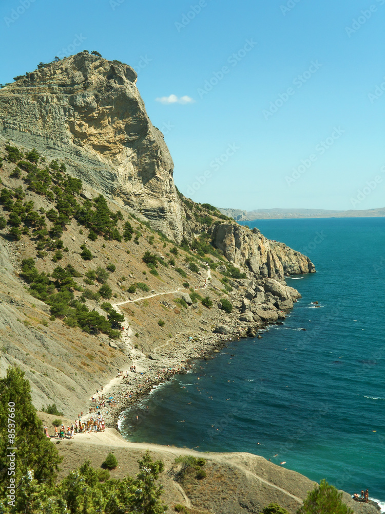 Rock and sea