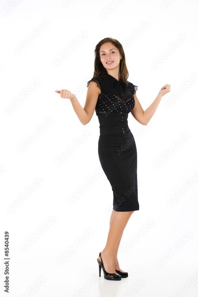 Smiling Girl In Black Smiling Girl In Black