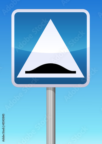 panneau de signalisation ralentisseur