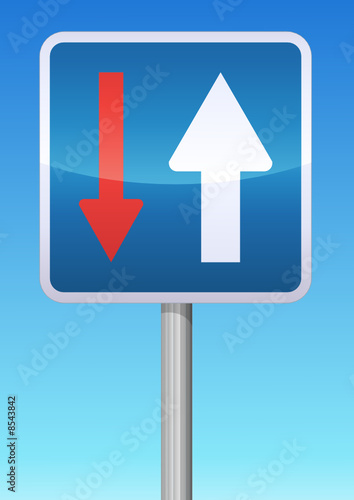 Panneau de signalisation priorité