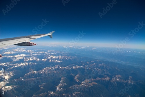 High above the Rockies