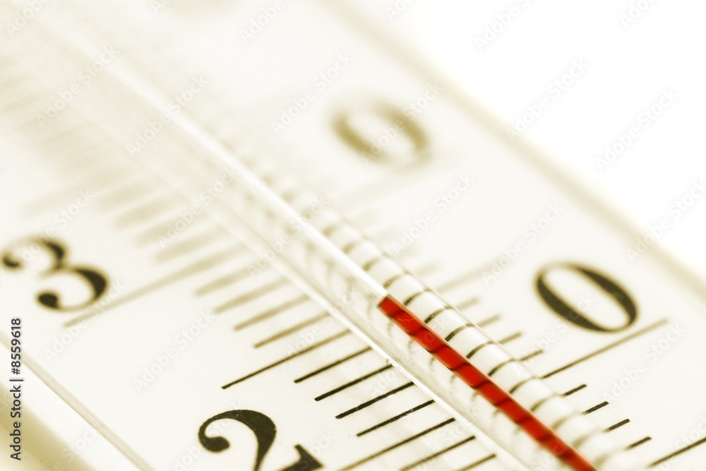 Thermometer. Close-up. Thermometer. Close-up.