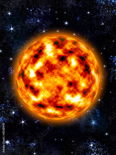 Sun - Burning planet