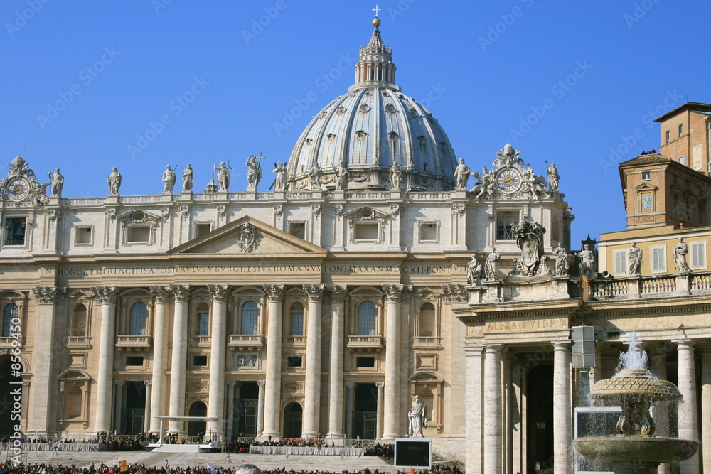 Fototapeta premium basilique saint Pierre de Rome