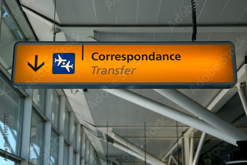 Aéroport - Correspondance photo