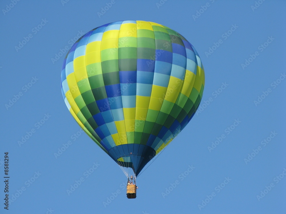 Naklejka premium balloon blue green