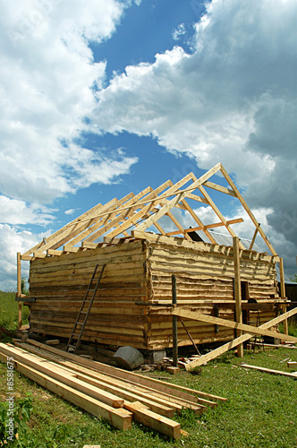 Building Of A Bathhouse