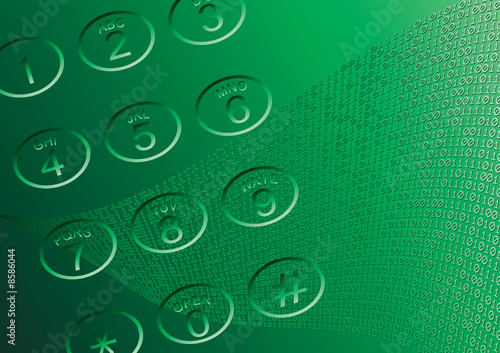 Abstract green background. Dial.