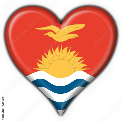 Free Download kiribati button flag heart shape - GFXLoad