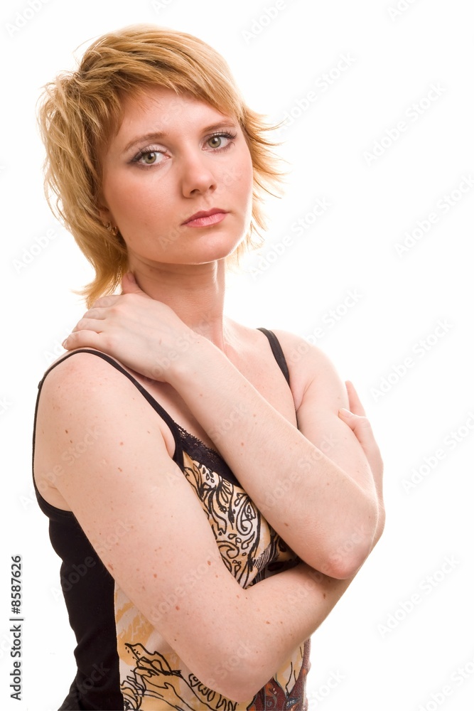 Naklejka premium Female portrait