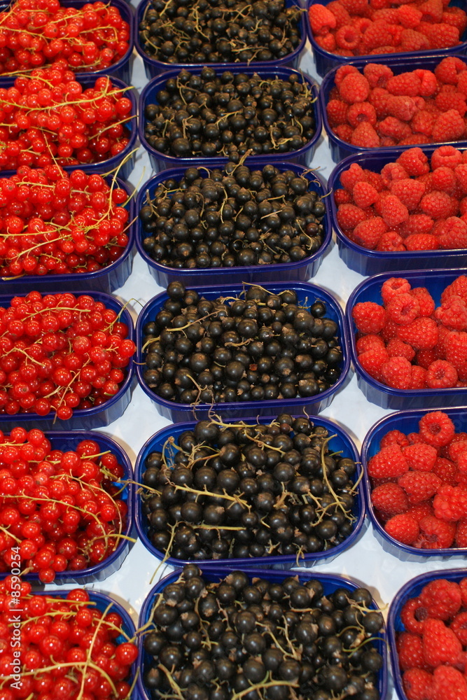 Knackige Früchte auf dem Wochenmarkt Knackige Früchte auf dem Wochenmarkt