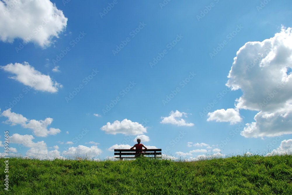 Fototapeta premium Sur le banc