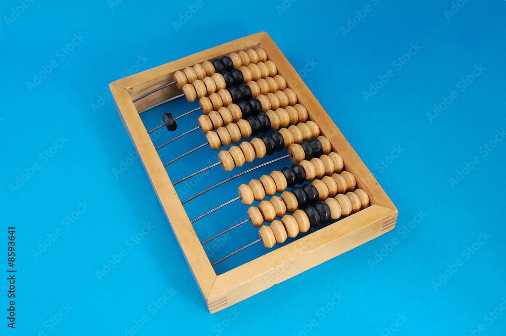 abacus on blue abacus on blue