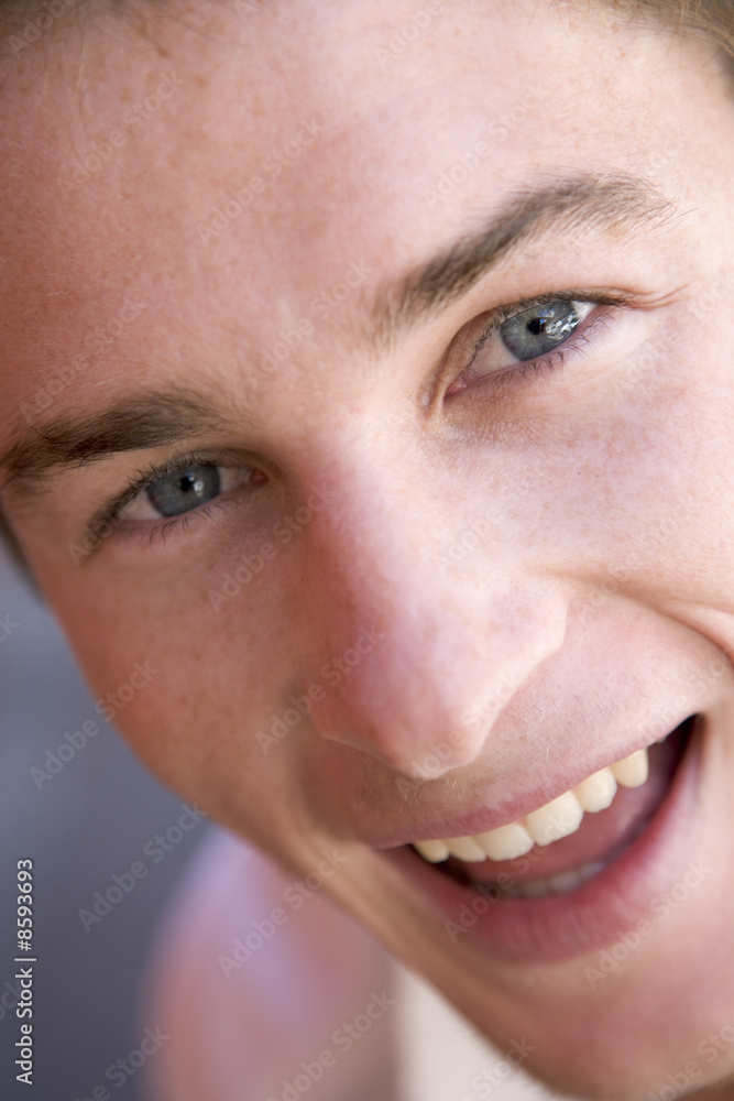 Head shot of man smiling Head shot of man smiling