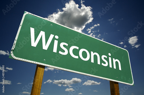 Wisconsin Road Sign photo