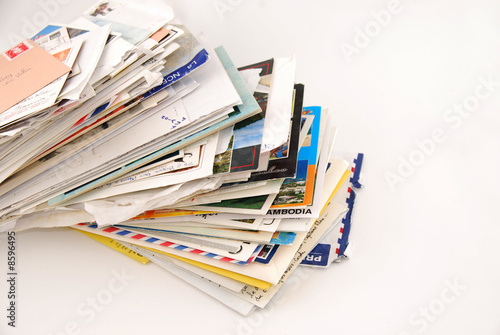 tas de courriers