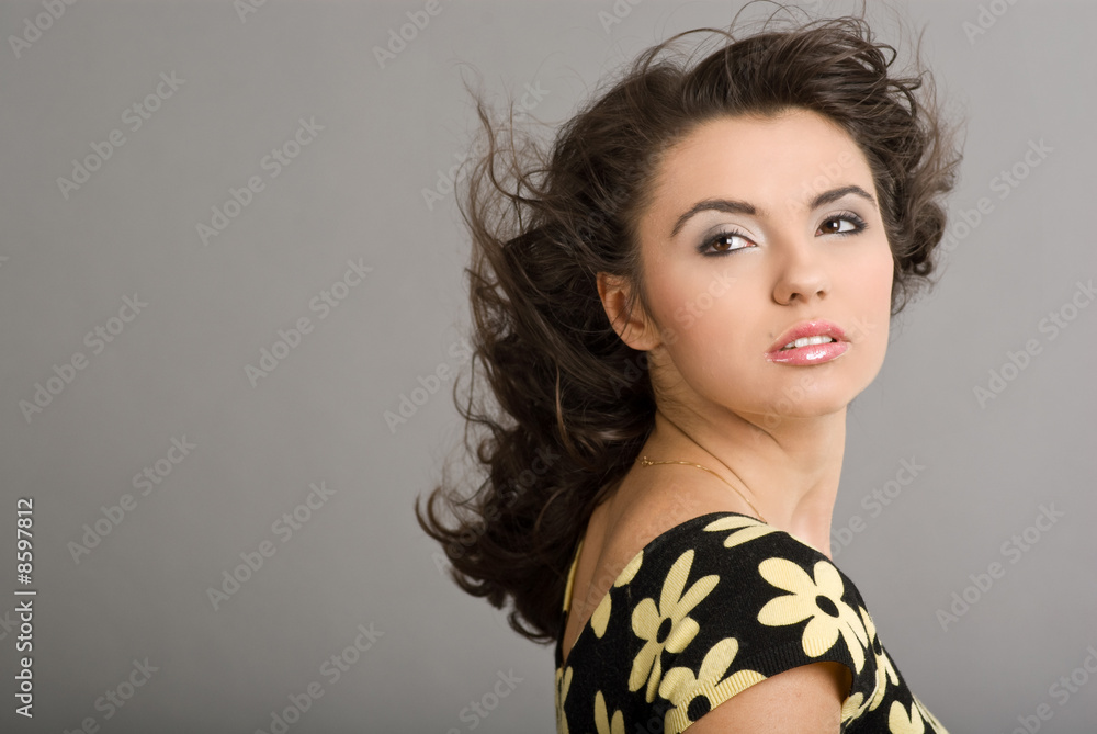 Portrait of glamour woman. makeup and beauty Portrait of glamour woman. makeup and beauty