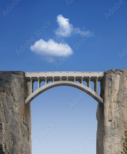 Fotografie Bridge and Sky