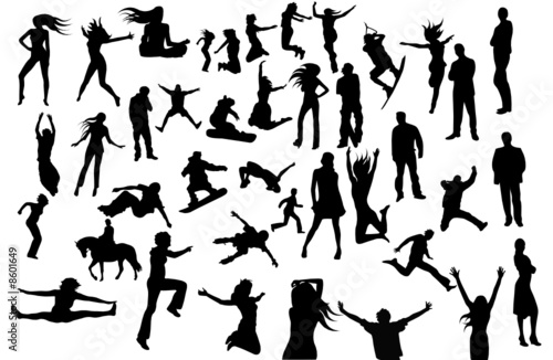 Large set of Vector Silhouettes