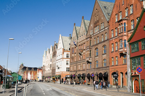 Winter in bryggen, Bergen
