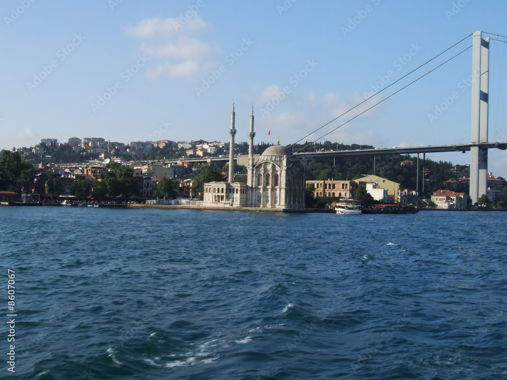 Obraz premium bridge and the mosque