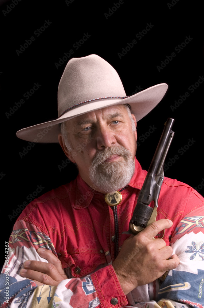 Old Cowboy looking like Buffalo Bill Old Cowboy looking like Buffalo Bill