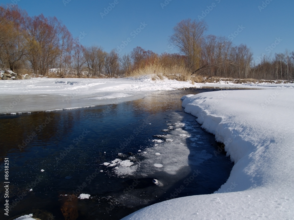 The River in winter