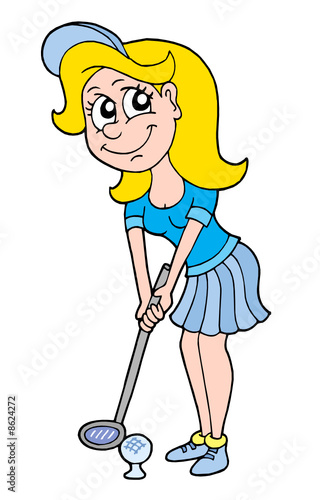 Golf girl