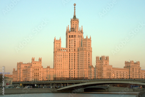 High building in Moscow