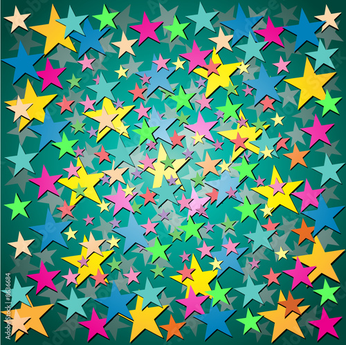 Abstract Background Pattern with Stars