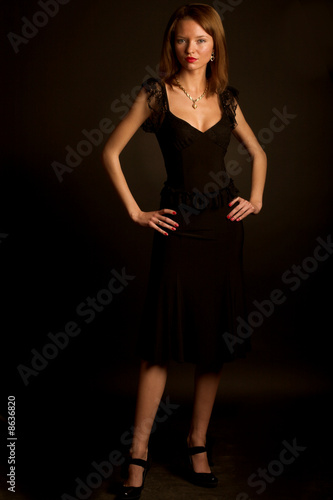Young glamour woman